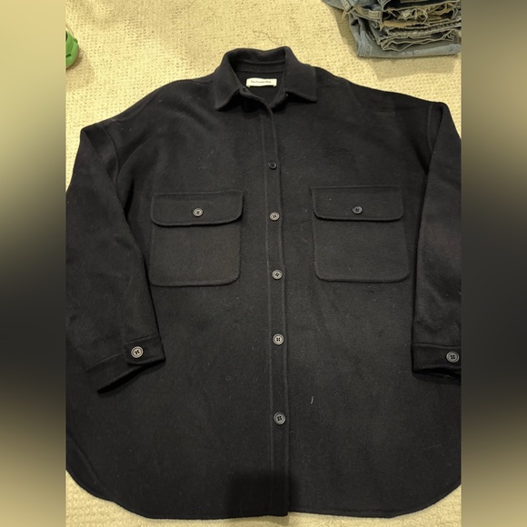 The Frankie Shop Dallas wool oversized shirt - Picture 3 of 3